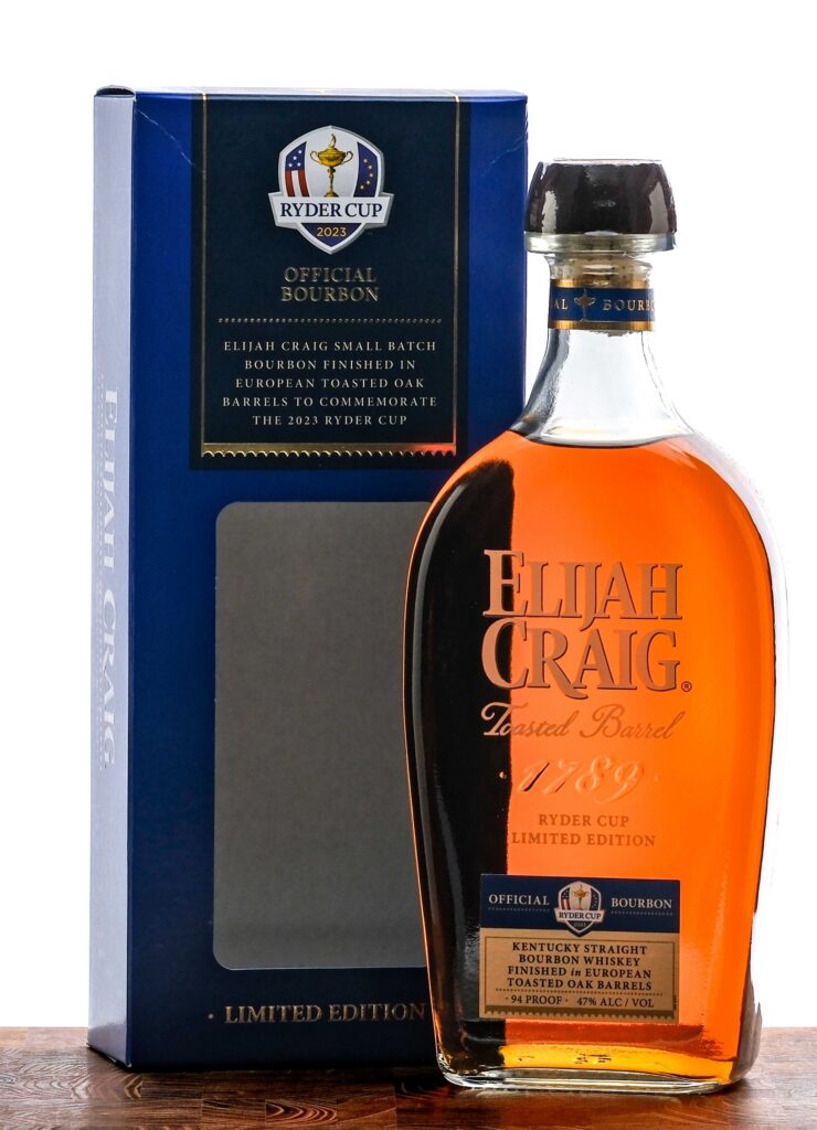 Elijah Craig Toasted Barrel Ryder Cup Bourbon 2019