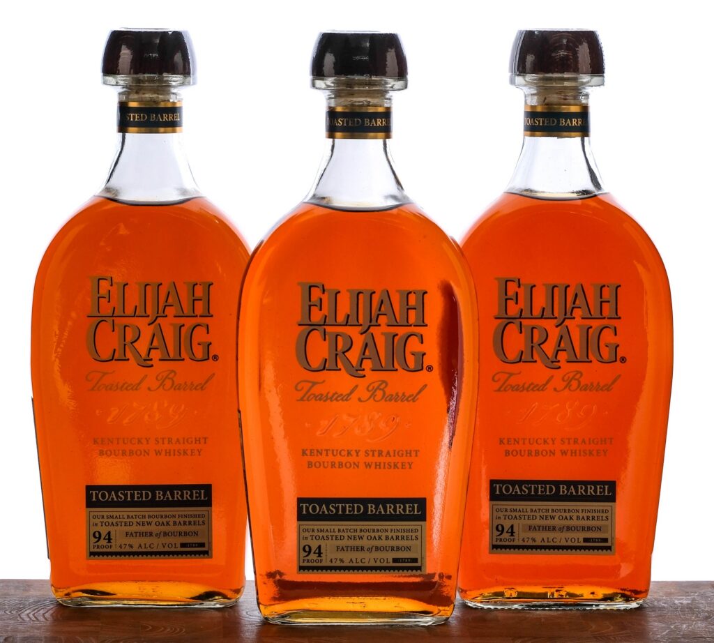 Elijah Craig Toasted Barrel Small Batch Bourbon (3 Bottles)