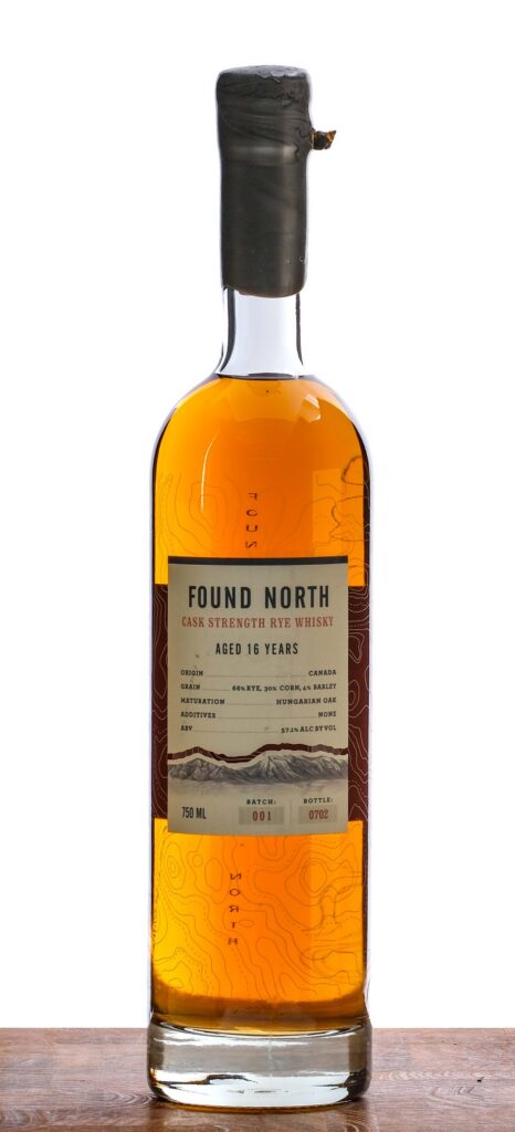 Found North 16 Year Cask Strength Rye Batch 001 2021