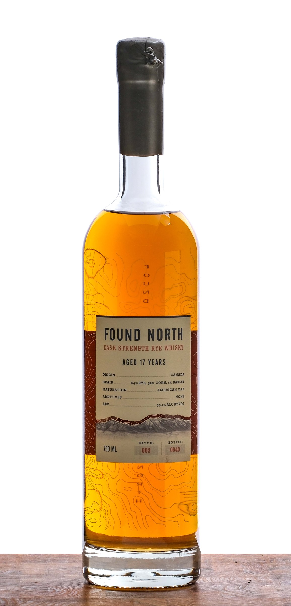 Found North 17 Year Cask Strength Rye Batch 003 2022