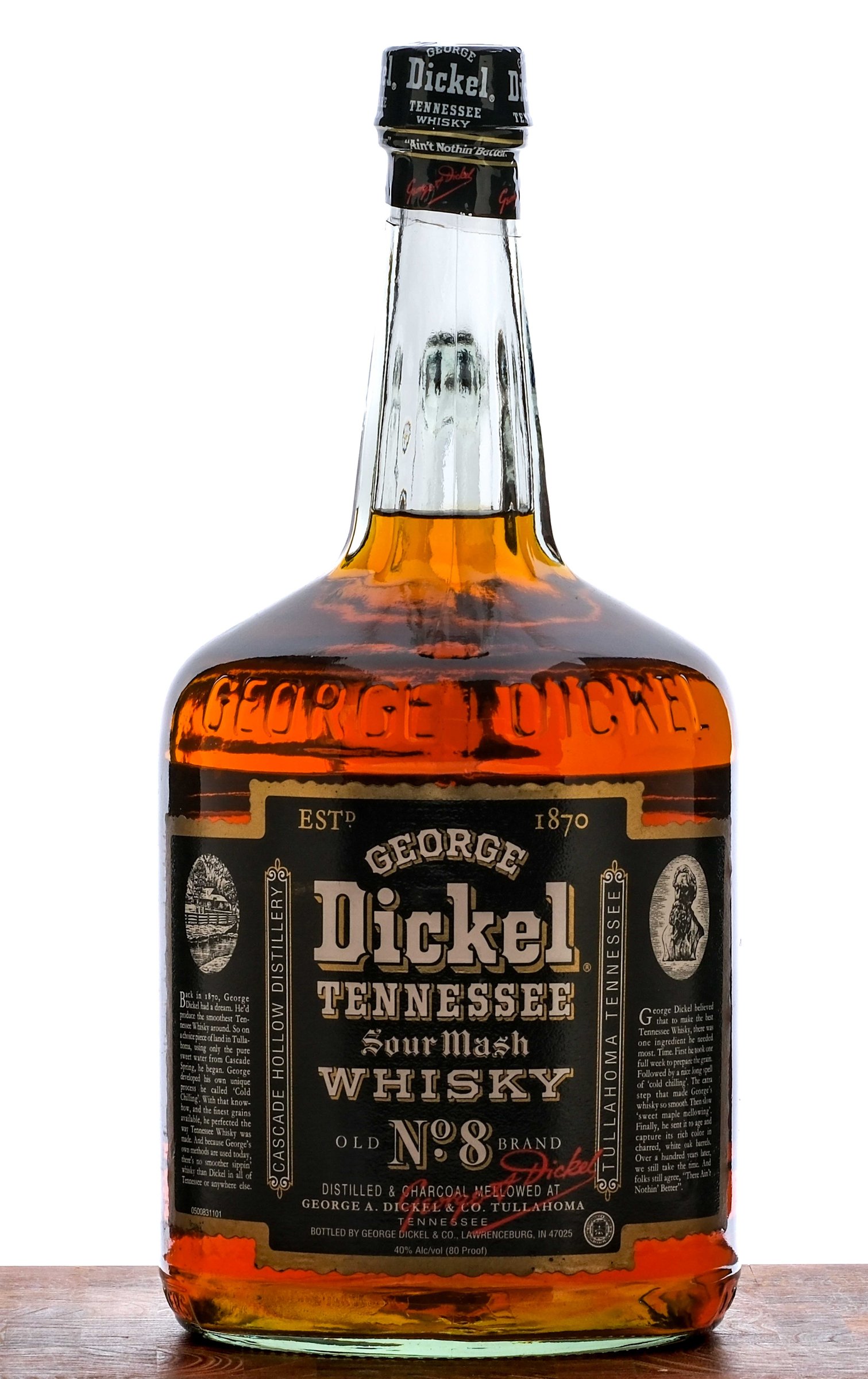 George Dickel Sour Mash Whiskey 1.75 Liter Bottle