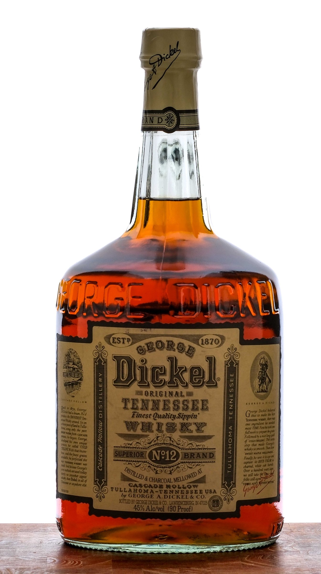 George Dickel Whiskey 1.75 Liter Bottle