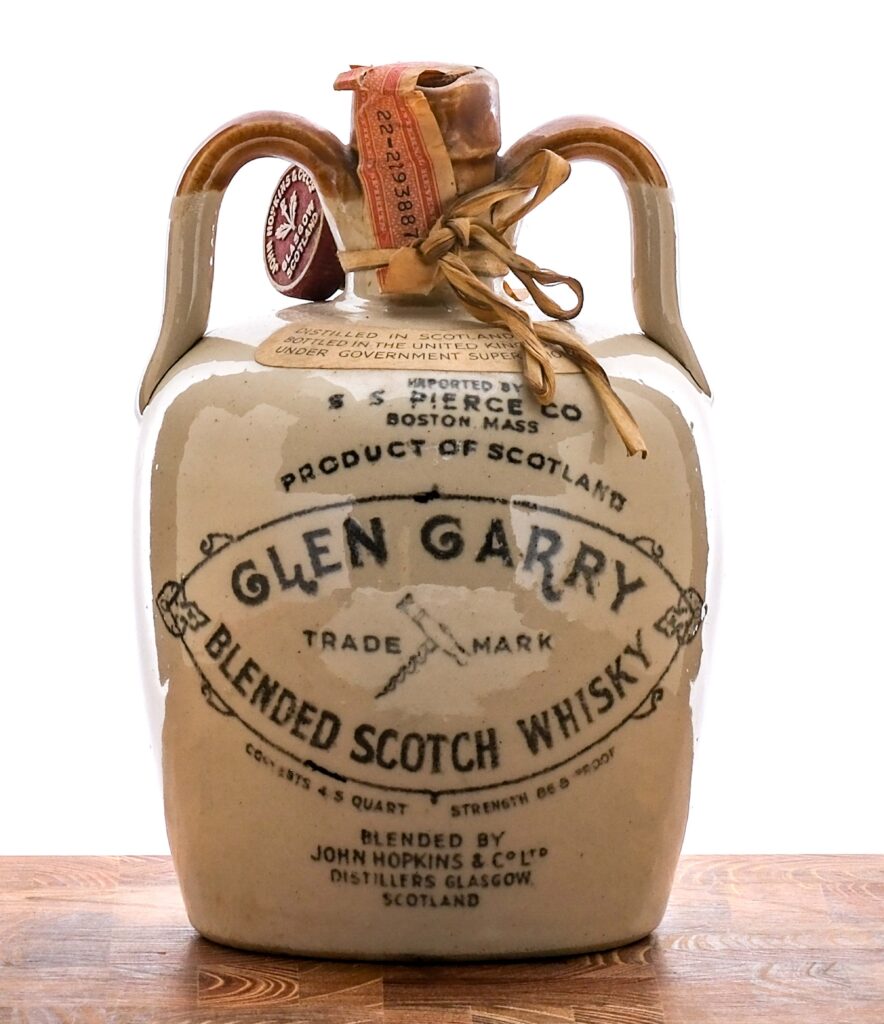 Glen Garry Blended Scotch in Ceramic Jug