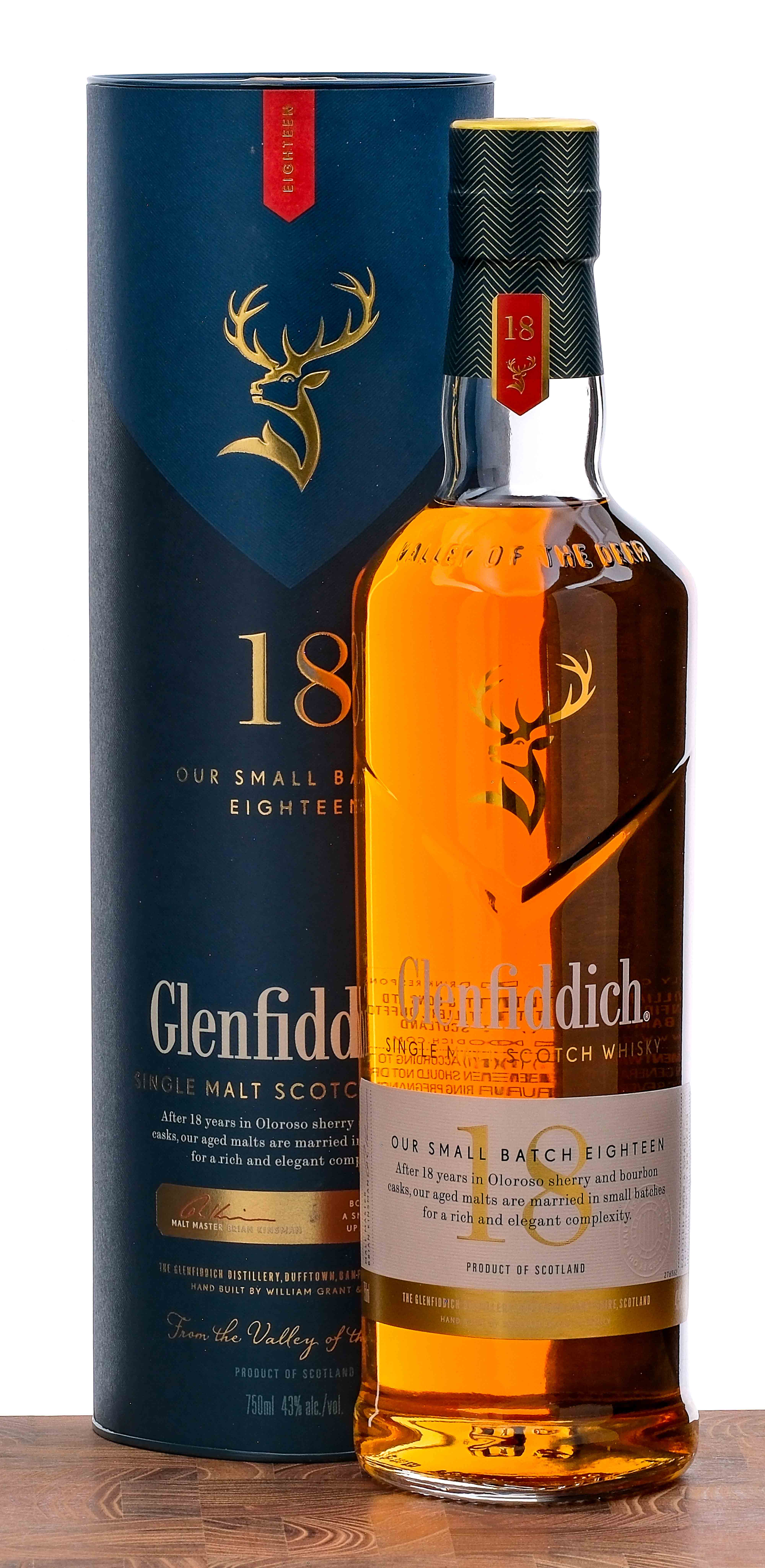 Glenfiddich 18 Year Small Batch Single Malt Scotch