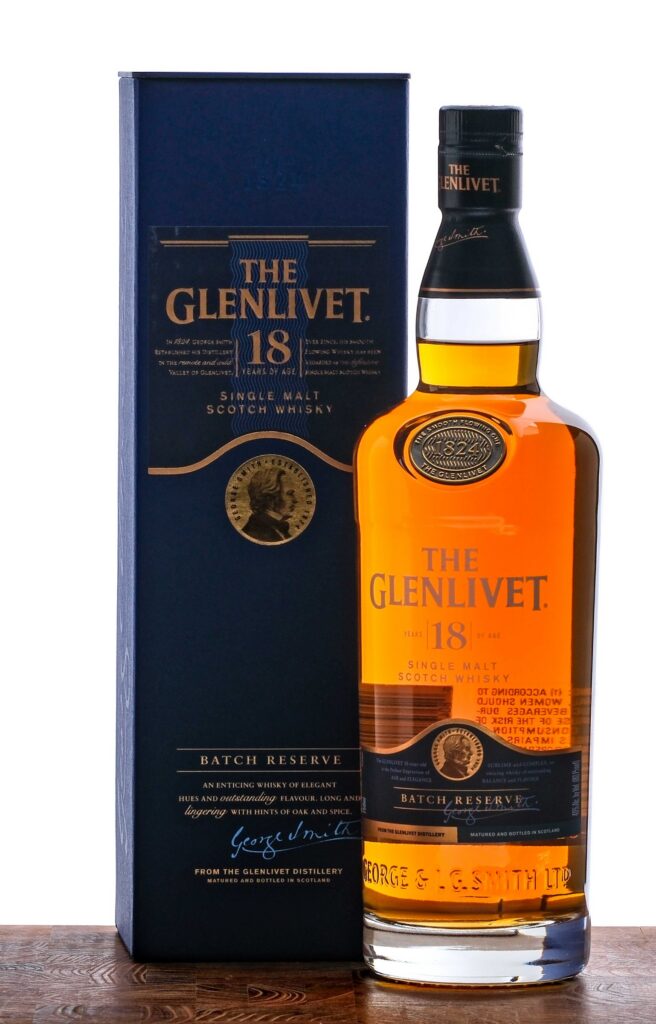 Glenlivet 18 Year Single Malt Scotch Batch Reserve 2022