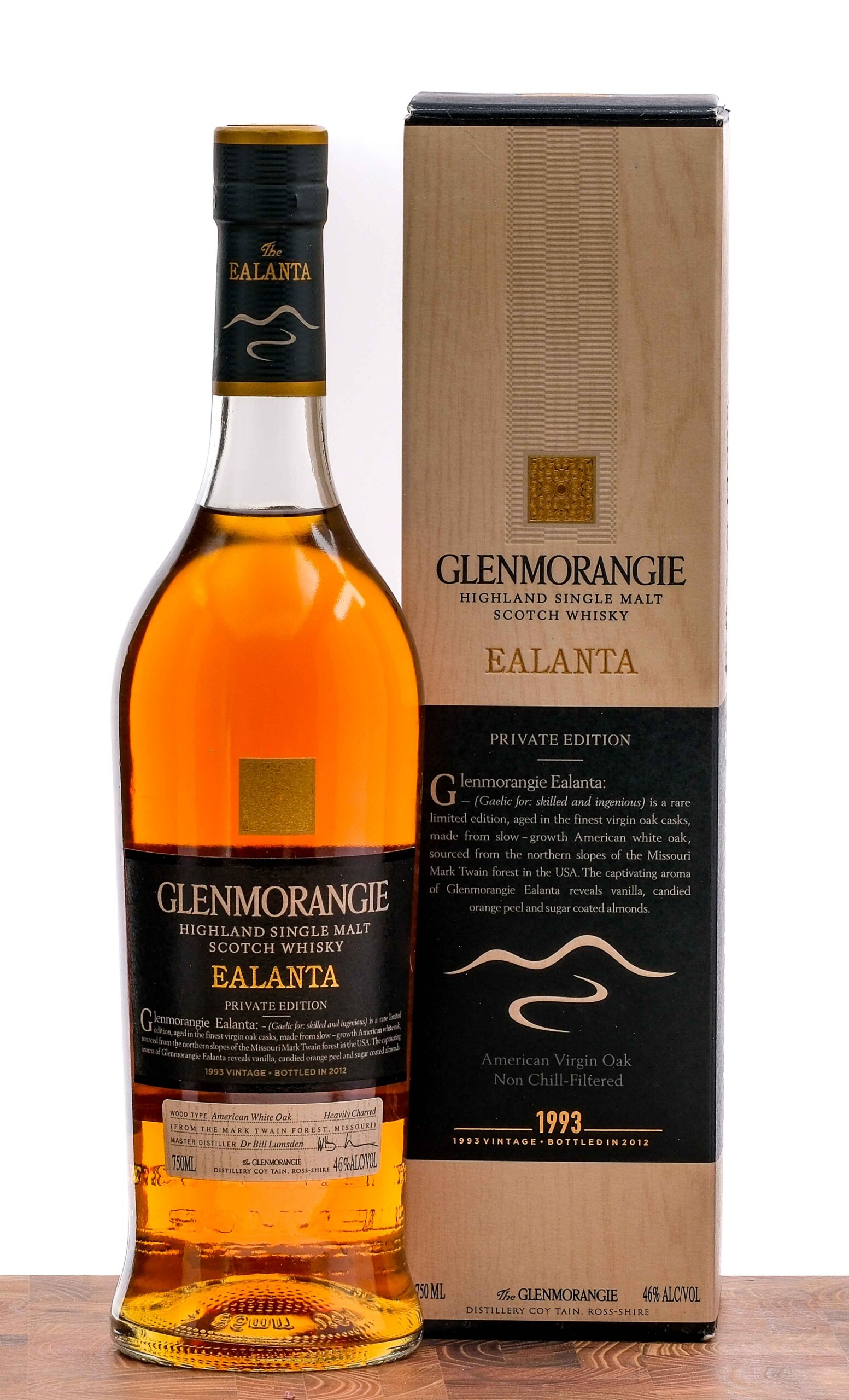Glenmorangie "Ealanta" Highland Single Malt Scotch 2012