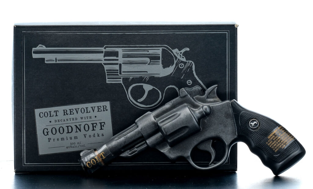 Goodnoff Colt Revolver Premium Vodka Decanter