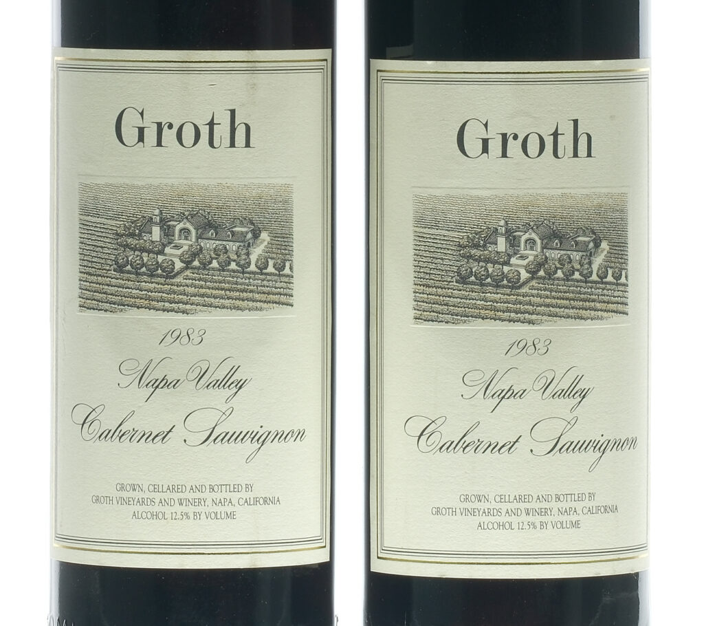 Groth Vineyards and Winery Cabernet 1983