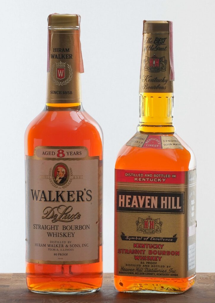 Heaven Hill and Walker's Dusty Bourbon Group (2 Bottles)