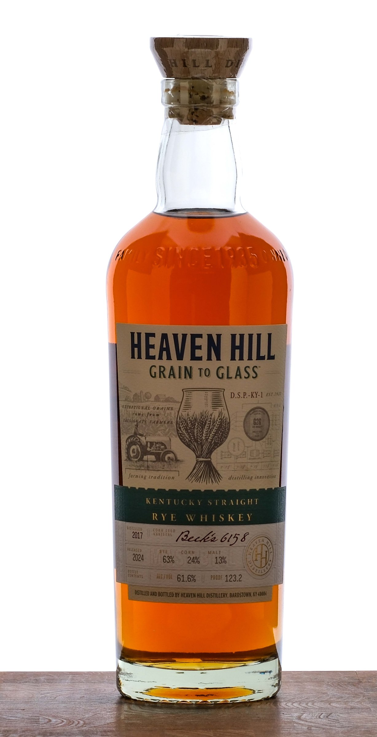 Heaven Hill Grain To Glass Rye 2024