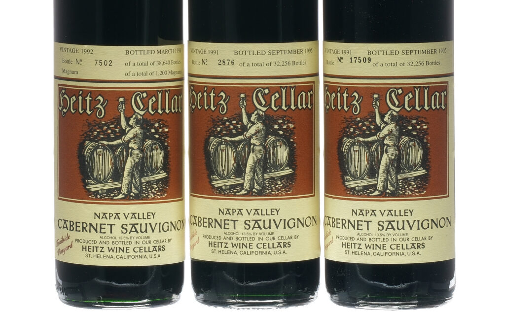 Heitz Wine Cellars Cabernet Sauvignon 1991 x2, 199