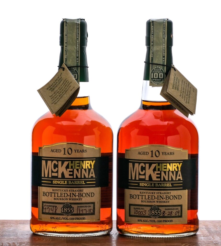 Henry McKenna 10 Year Single Barrel Bourbon 2009/2010 (2 Bottles)