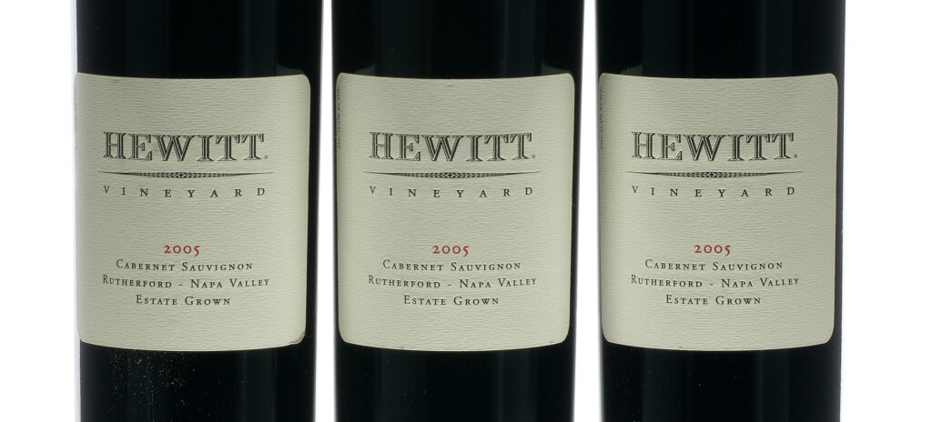 Hewitt Vineyard Cabernet 2005