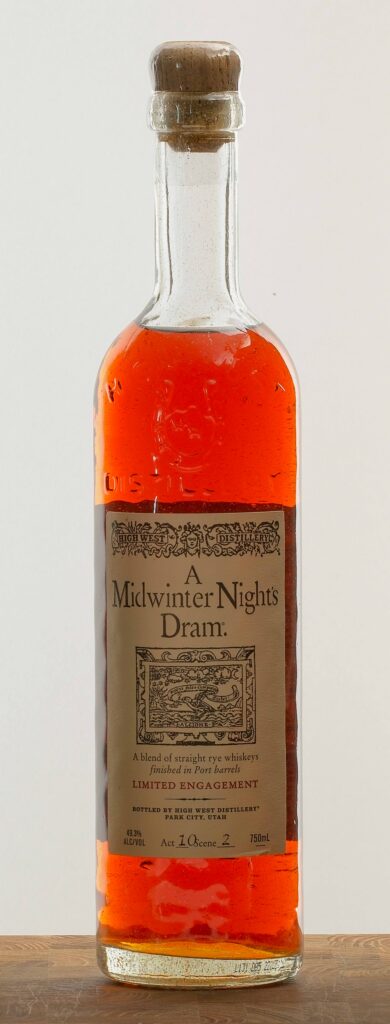 High West "Midwinter Night's Dram" Act 10, Scene 2 Rye