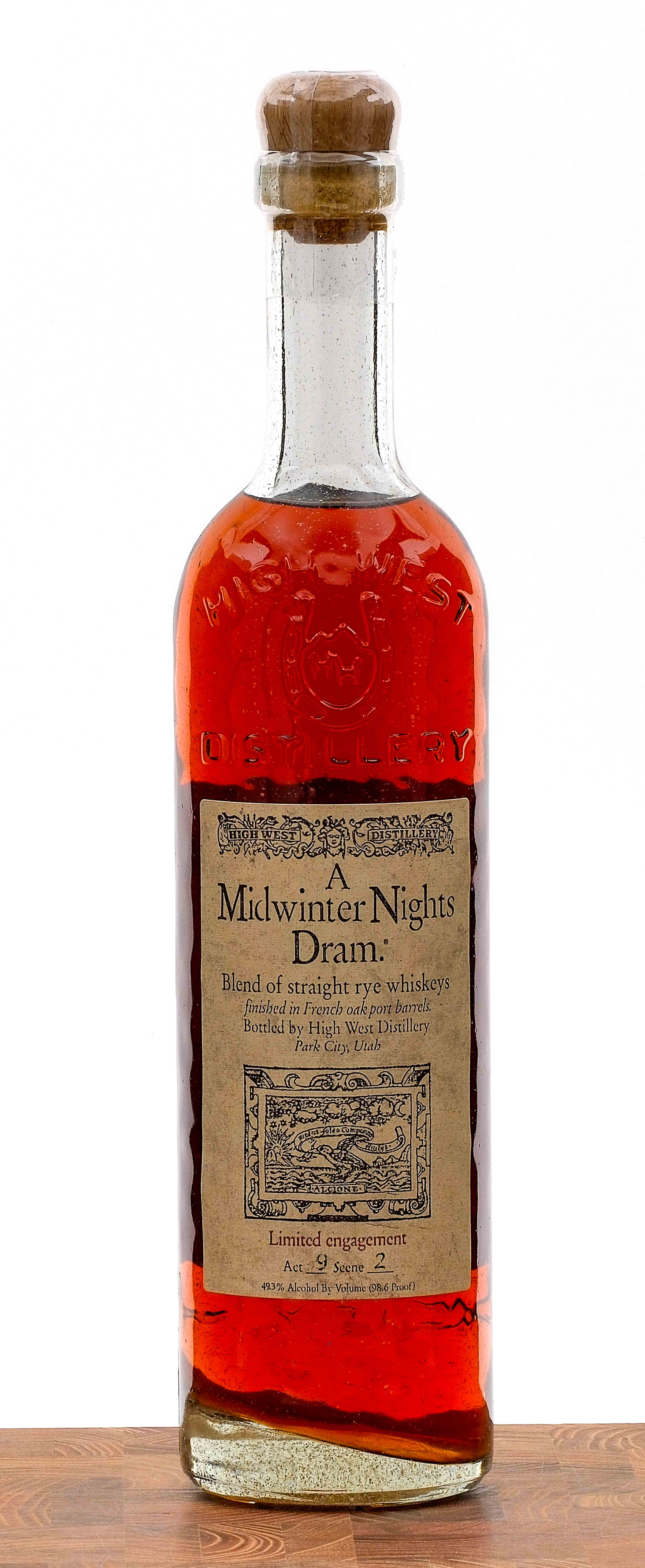 High West "Midwinter Night's Dram" Act 9, Scene 2 Straight Rye Blend