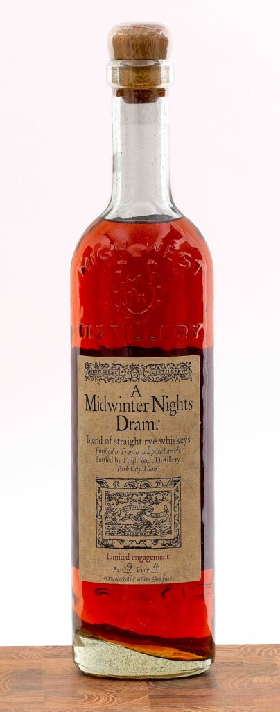 High West "Midwinter Night's Dram" Act 9, Scene 4 Straight Rye Blend
