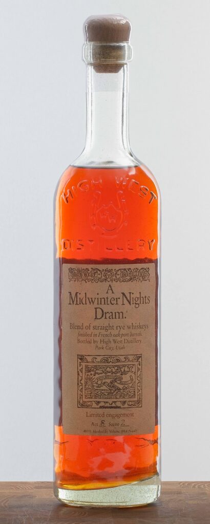 High West "Midwinter Night's Dram" Rye Act 8, Scene 2