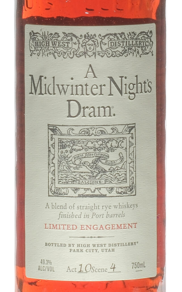 High West Midwinter Nights Dram Rye Act 10, Sce4