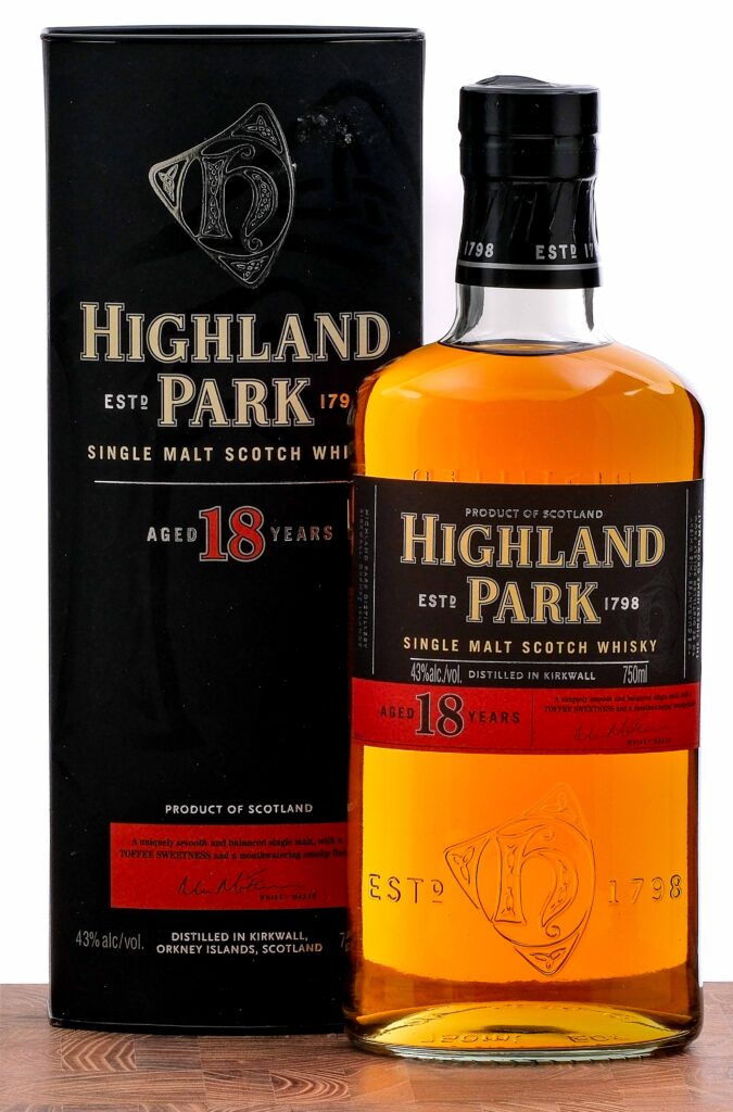 Highland Park 18 Year Single Malt Scotch