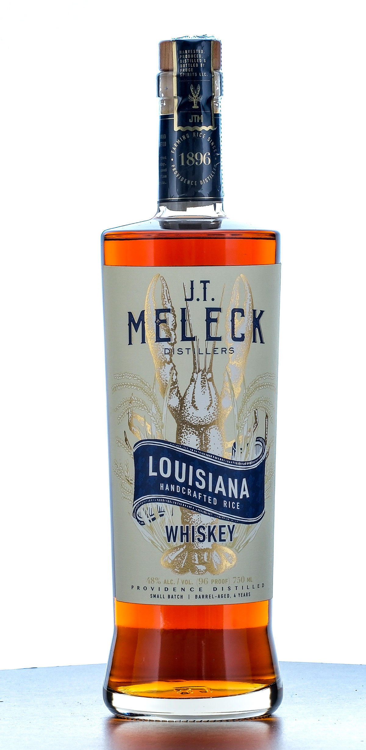 J.T. Meleck 4 Year Small Batch Barrel-Aged Rice Whiskey