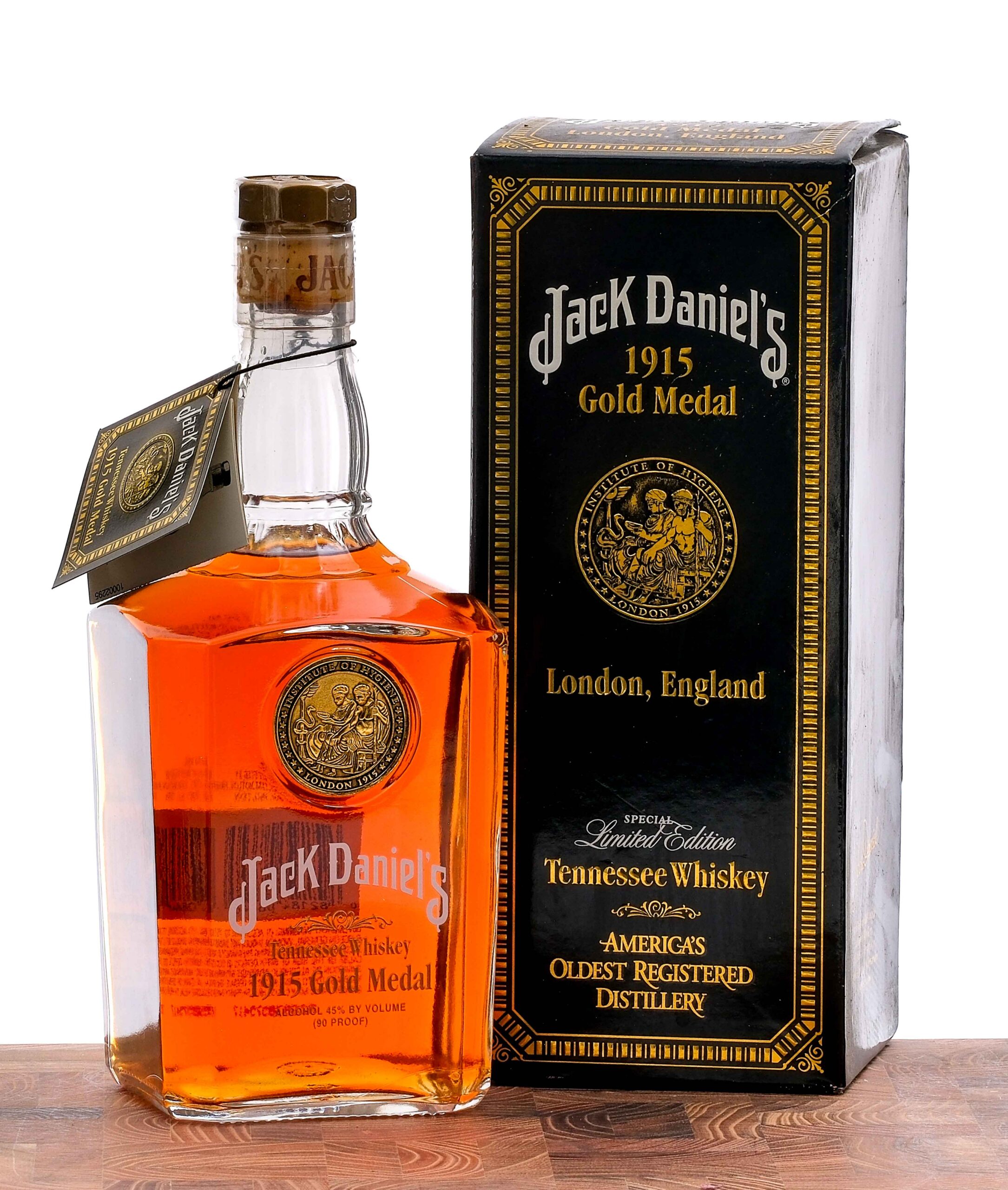 Jack Daniel's 1915 Gold Medal Commemorative TN Whiskey 2002