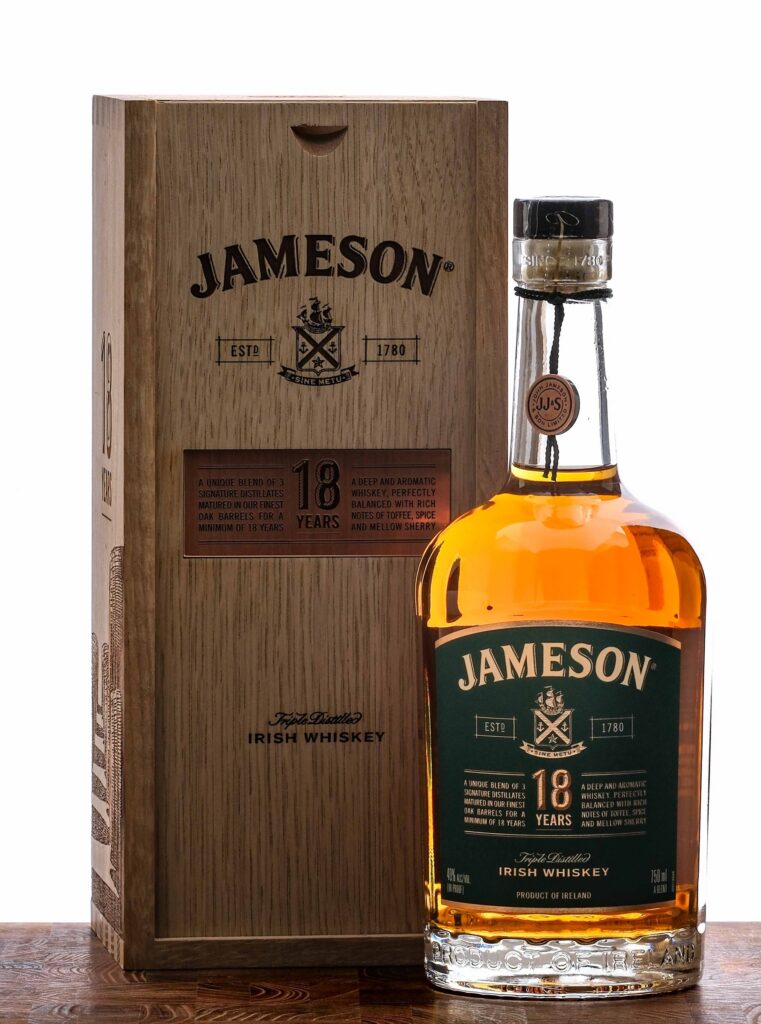 Jameson 18 Year Triple Distilled Irish Whiskey 2021