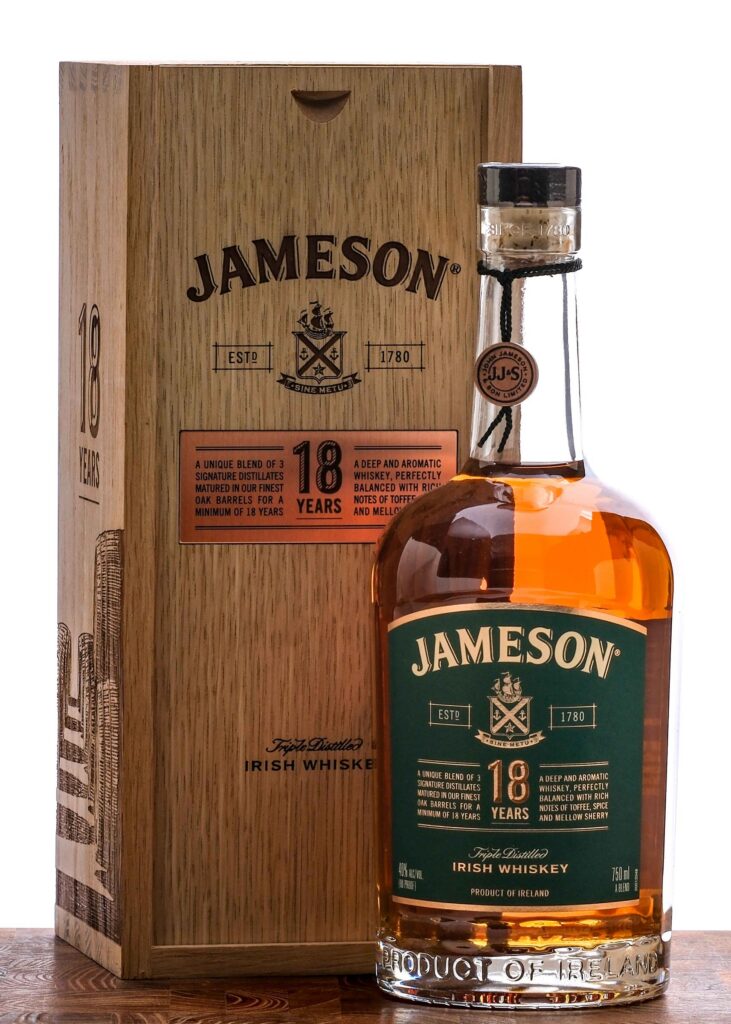 Jameson 18 Year Triple Distilled Irish Whiskey