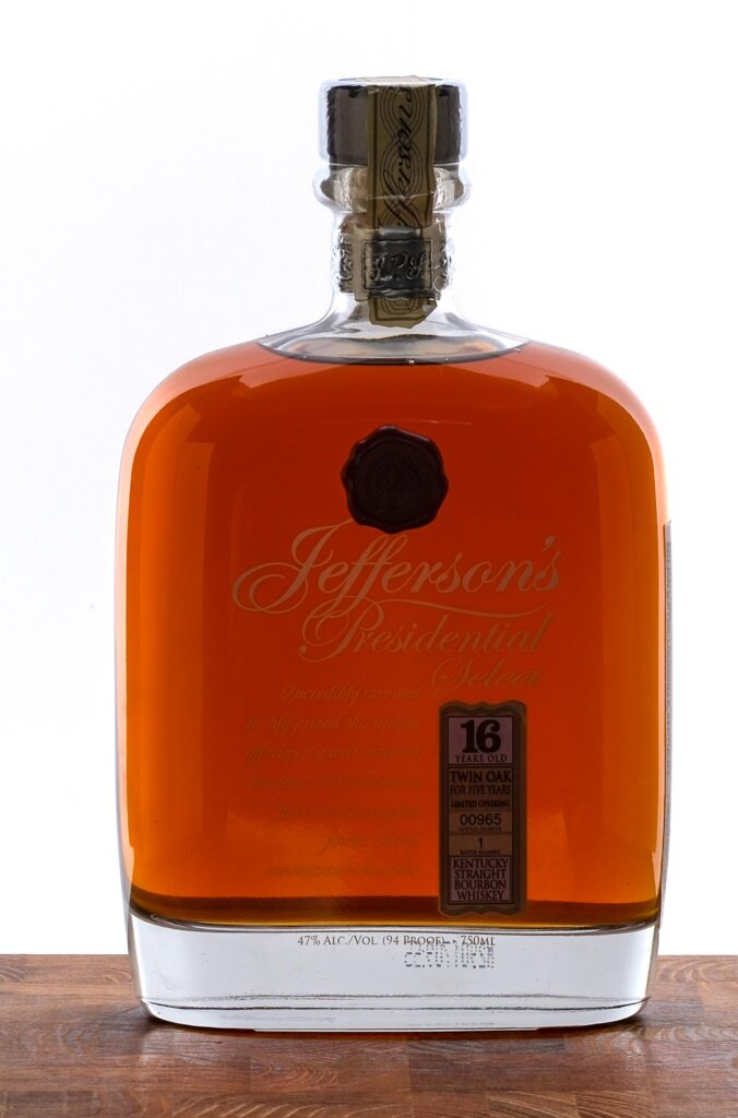 Jefferson's 16 Year Old Presidential Select Straight Bourbon 2017