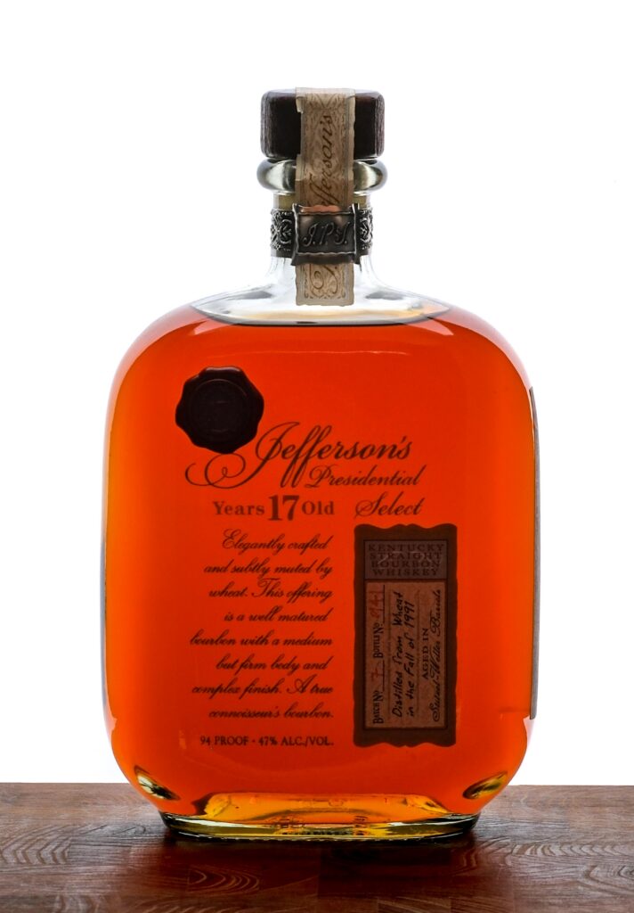 Jefferson's 17 Year Old Presidential Select Straight Bourbon