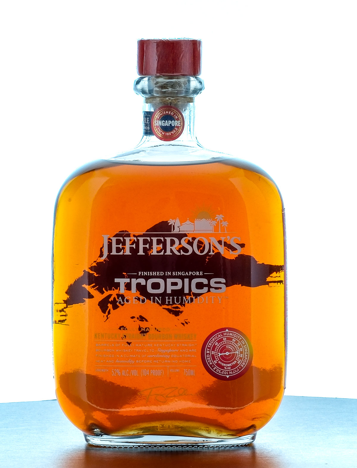 Jefferson's Tropics Aged In Humidity Kentucky Straight Bourbon Finished in Singapore