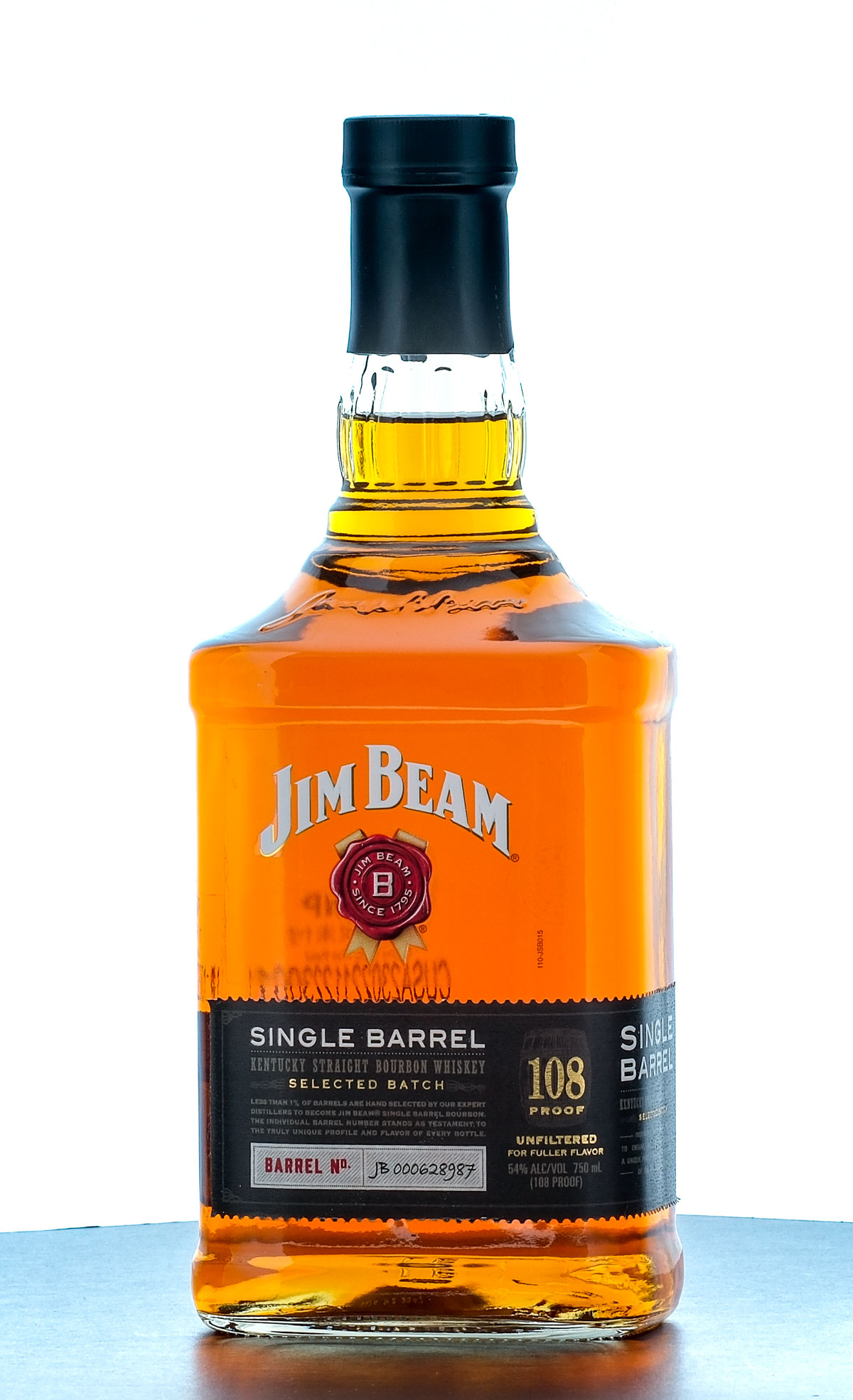 Jim Beam Single Barrel Selected Batch 108 Proof Straight Bourbon Hong Kong Market