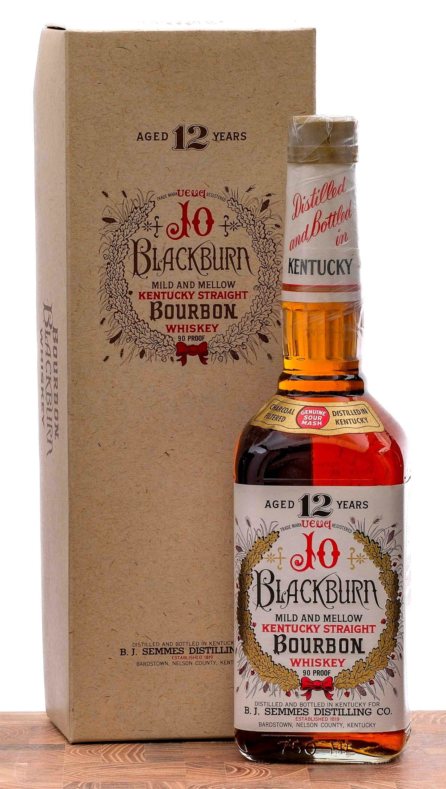 Jo Blackburn 12 Year KY Straight Bourbon