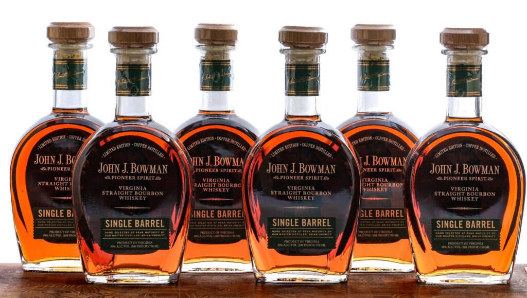 John J. Bowman Single Barrel Bourbon 2024 (Case Of 6 Bottles)