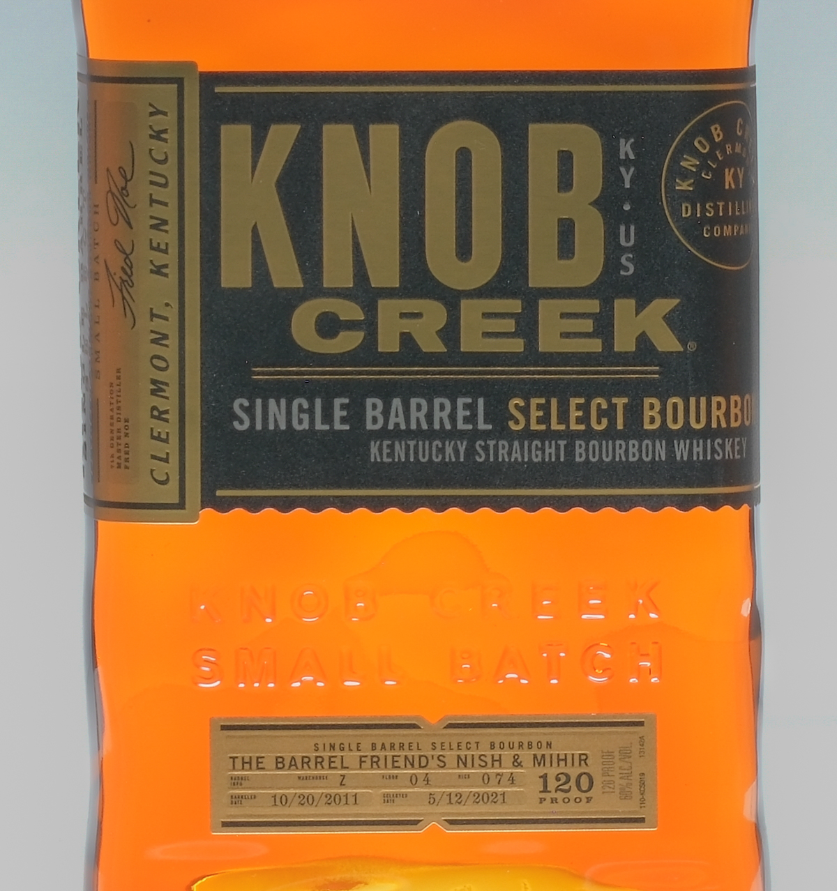 Knob Creek 10yr Store Pick Single Barrel Select