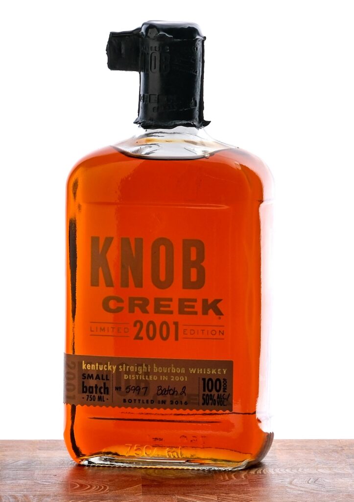 Knob Creek Limited Edition Small Batch Straight Bourbon 2001 Batch 2
