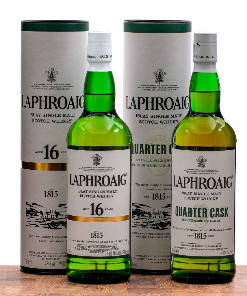 Laphroaig Islay Single Malt Scotch Group (2 Bottles)