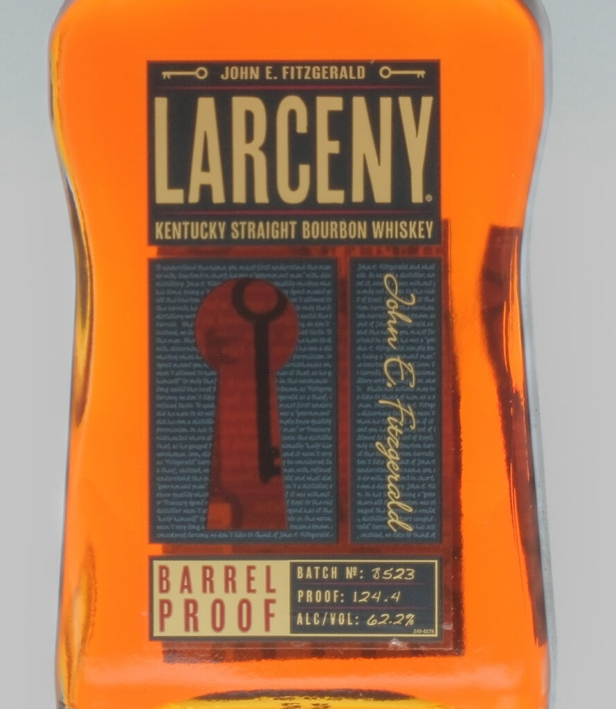 Larceny Barrel Proof Kentucky Bourbon Batch B523