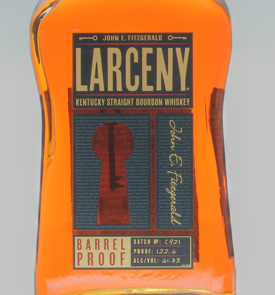 Larceny Barrel Proof Kentucky Bourbon Batch C921