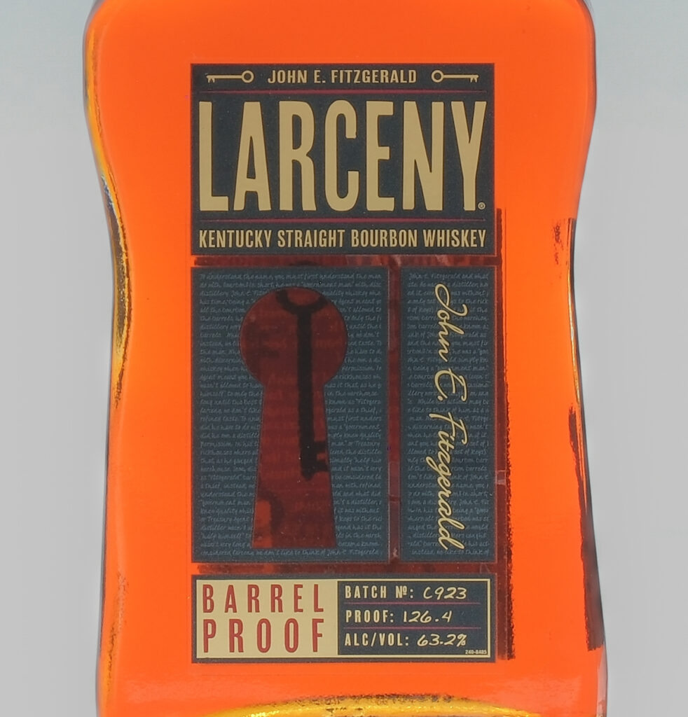 Larceny Barrel Proof Kentucky Bourbon Batch C923