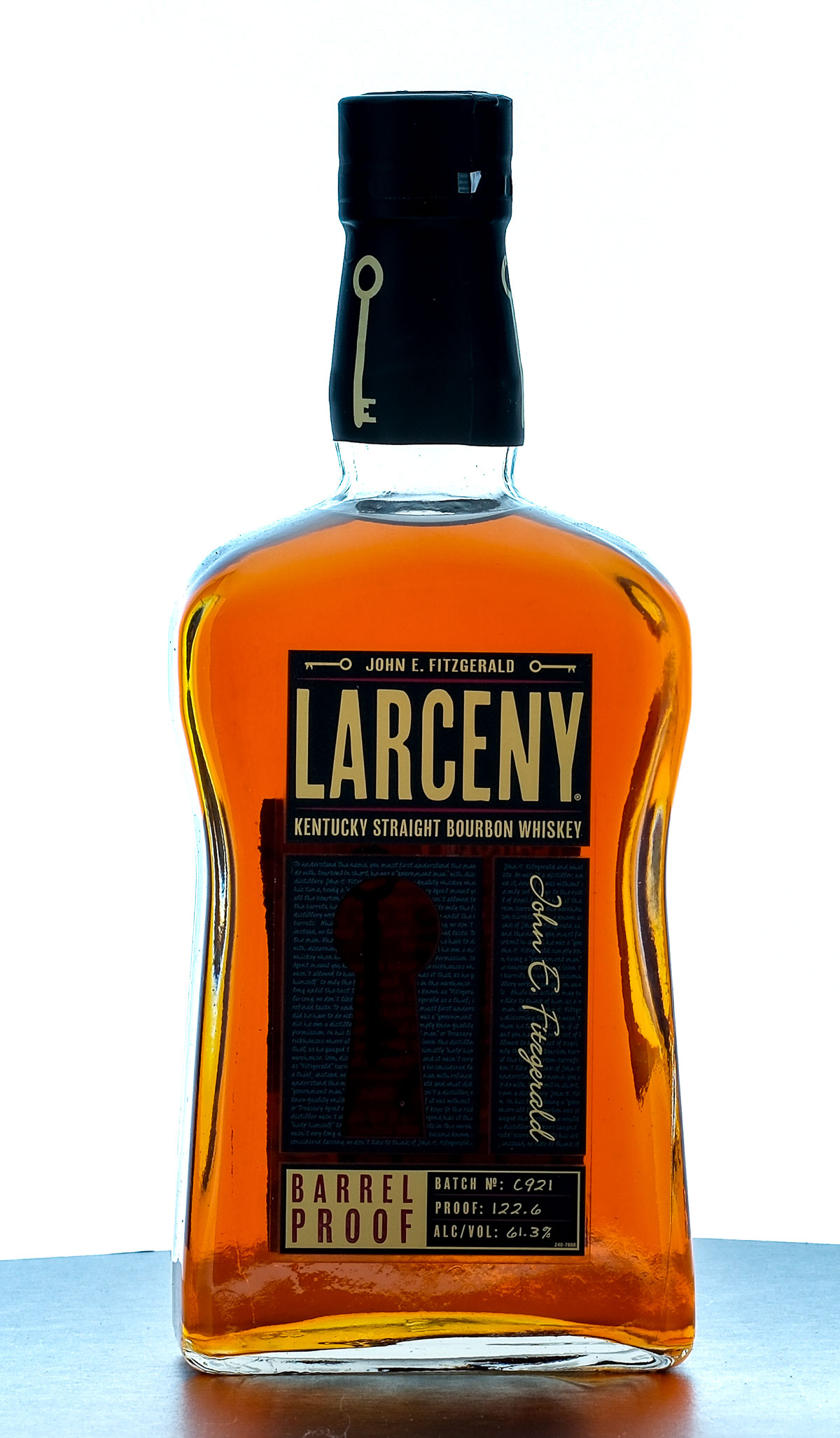 Larceny Barrel Proof Straight Bourbon Batch #C921