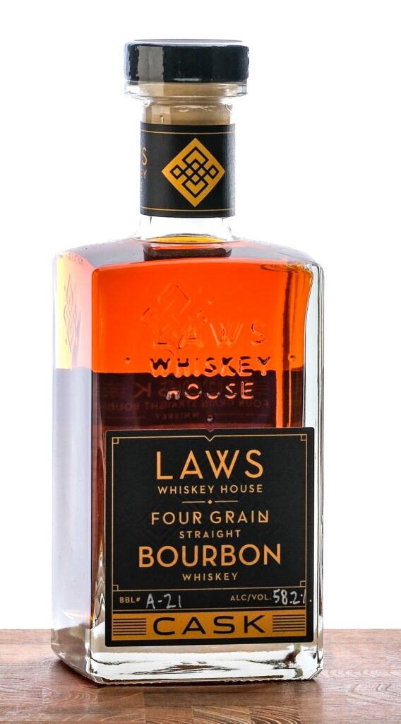 Laws Whiskey House Four Grain Cask Strength Straight Bourbon