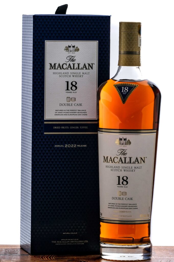 Macallan 18 Year Double Cask Highland Single Malt Scotch 2022