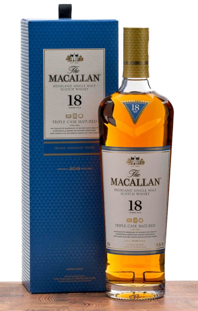 Macallan 18 Year Triple Cask Matured Highland Single Malt Scotch