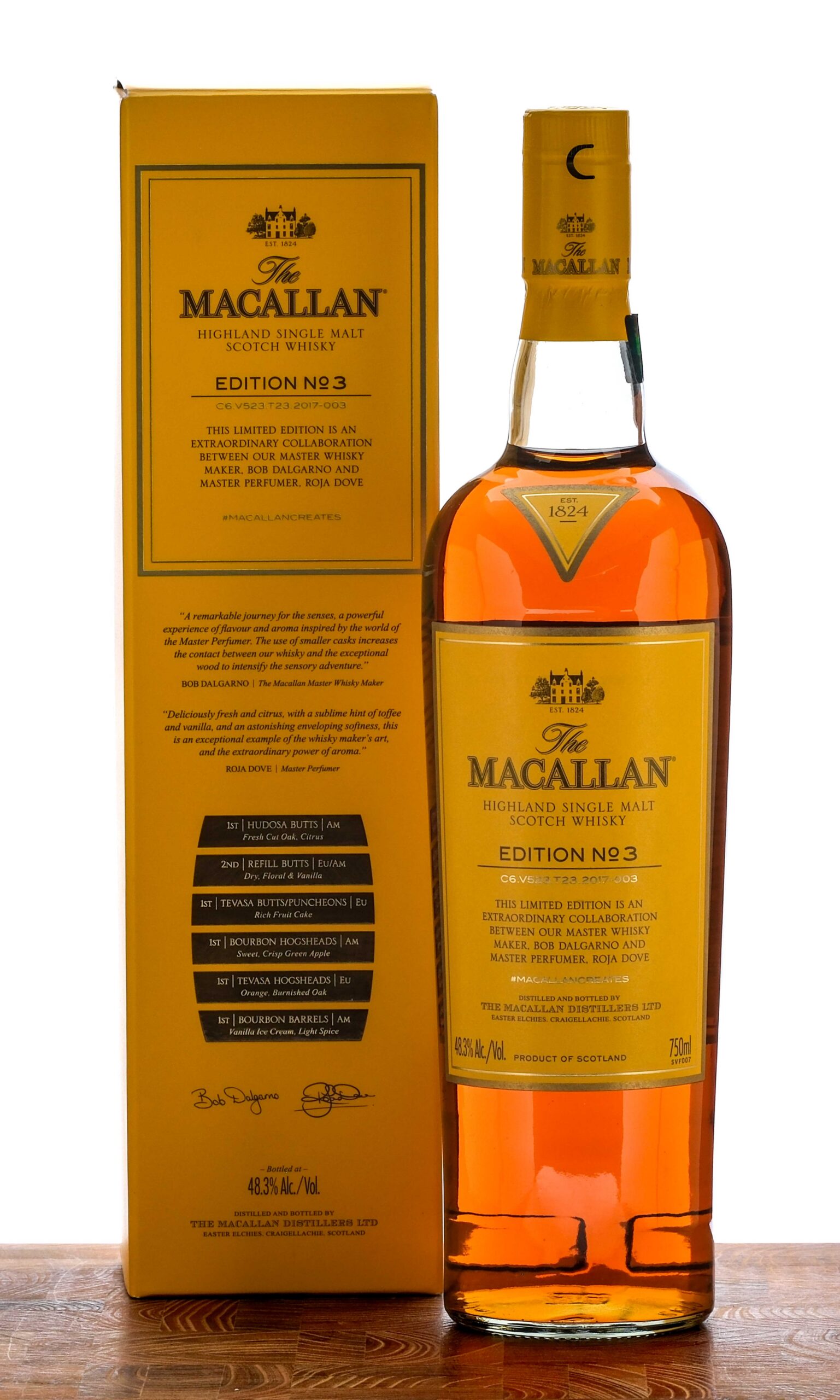 Macallan Edition No 3 Highland Single Malt Scotch Whiskey