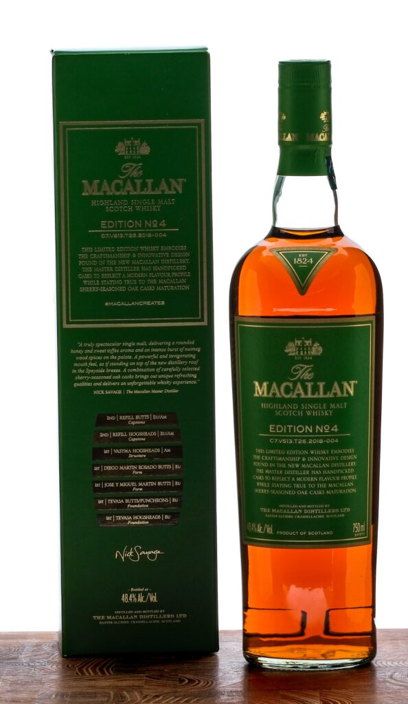 Macallan Edition No 4 Highland Single Malt Scotch Whiskey