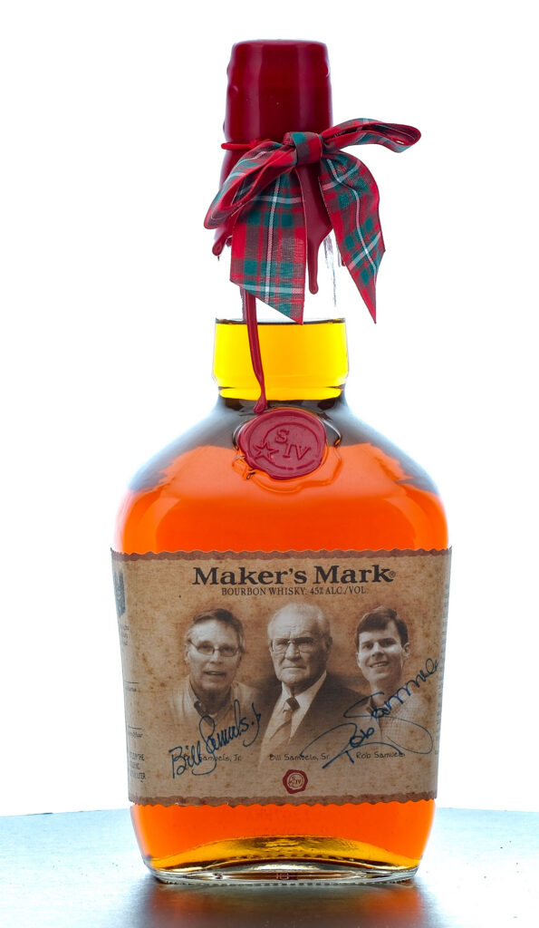 Maker's Mark Bourbon Distillery Exclusive Visitor Holiday Bottle 1L