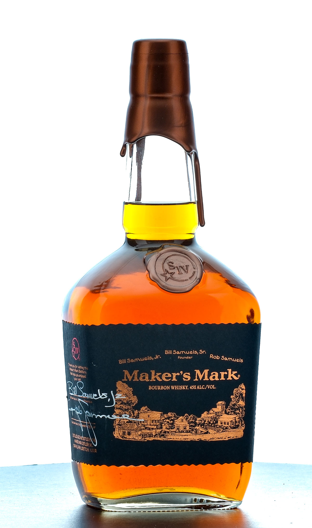 Maker's Mark Bourbon Distillery Exclusive Visitor Holiday Bottle 1L