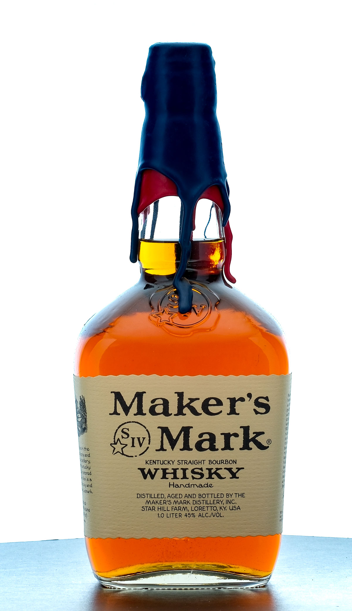 Maker's Mark Double Waxed New England Patriots Straight Bourbon 1L