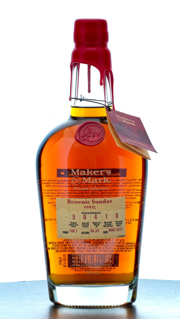 Maker's Mark Private Selection Brownie Sundae OHLQ Straight Bourbon 2021