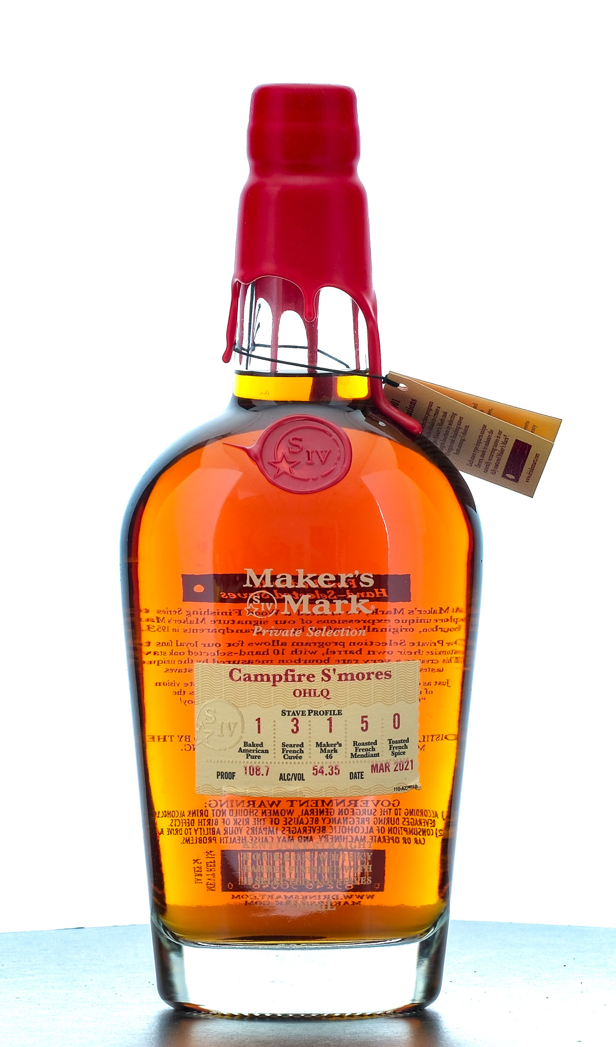 Maker's Mark Private Selection Campfire S'mores OHLQ Straight Bourbon 2021